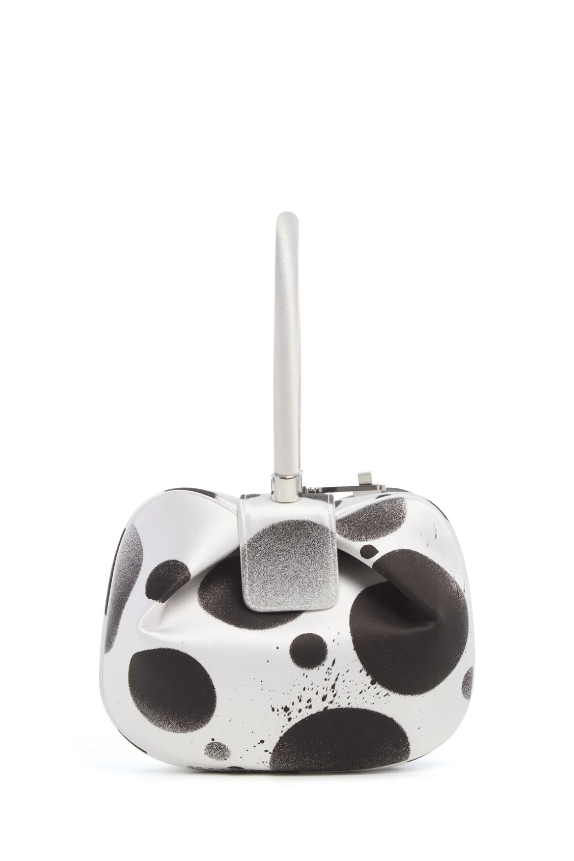 Adam Pendleton x Gabriela Hearst Nina Bag in Black & White Satin № 14