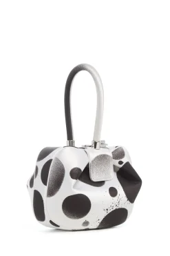 Adam Pendleton x Gabriela Hearst Nina Bag in Black & White Satin № 14