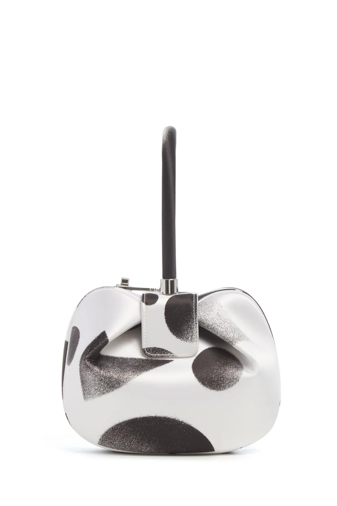 Adam Pendleton x Gabriela Hearst Nina Bag in Black & White Satin № 16