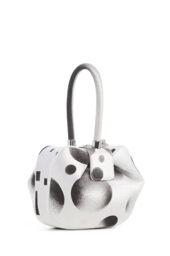 Adam Pendleton x Gabriela Hearst Nina Bag in Black & White Satin № 18