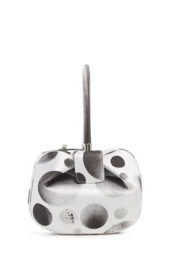 Adam Pendleton x Gabriela Hearst Nina Bag in Black & White Satin № 18