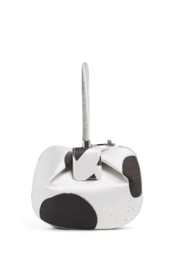 Adam Pendleton x Gabriela Hearst Nina Bag in Black & White Satin № 19