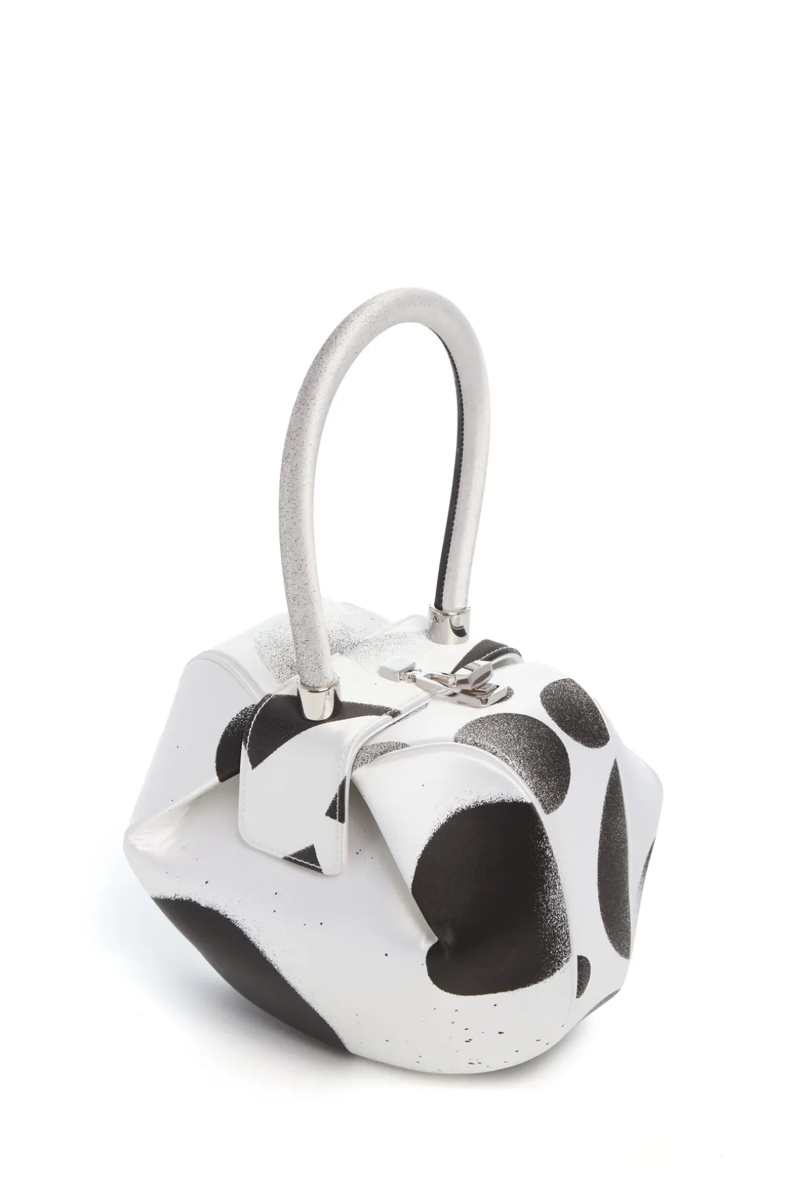 Adam Pendleton x Gabriela Hearst Nina Bag in Black & White Satin № 19