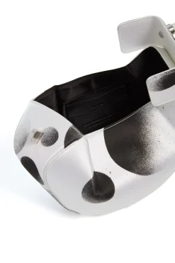 Adam Pendleton x Gabriela Hearst Nina Bag in Black & White Satin № 21