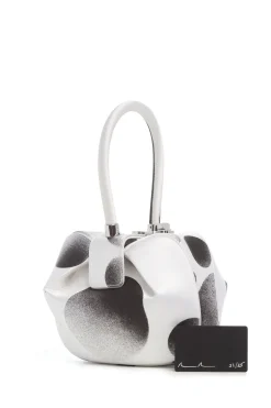 Adam Pendleton x Gabriela Hearst Nina Bag in Black & White Satin № 21