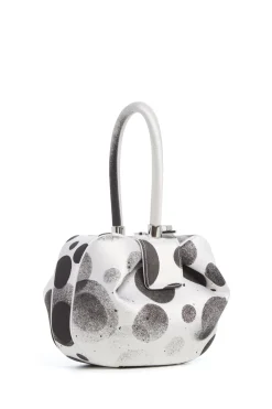 Adam Pendleton x Gabriela Hearst Nina Bag in Black & White Satin № 23