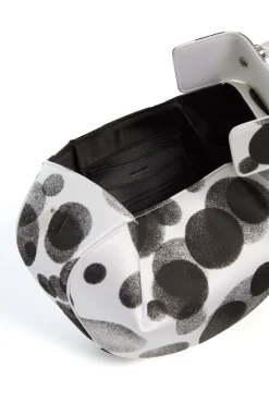 Adam Pendleton x Gabriela Hearst Nina Bag in Black & White Satin № 23