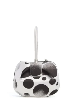 Adam Pendleton x Gabriela Hearst Nina Bag in Black & White Satin № 24
