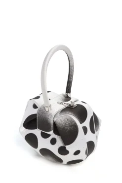 Adam Pendleton x Gabriela Hearst Nina Bag in Black & White Satin № 24