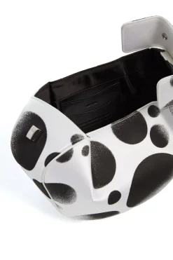 Adam Pendleton x Gabriela Hearst Nina Bag in Black & White Satin № 24