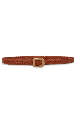 Adler Braided Belt in Cognac Leather