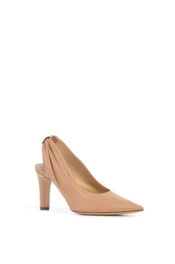Amari Slingback Pump in Nude Leather