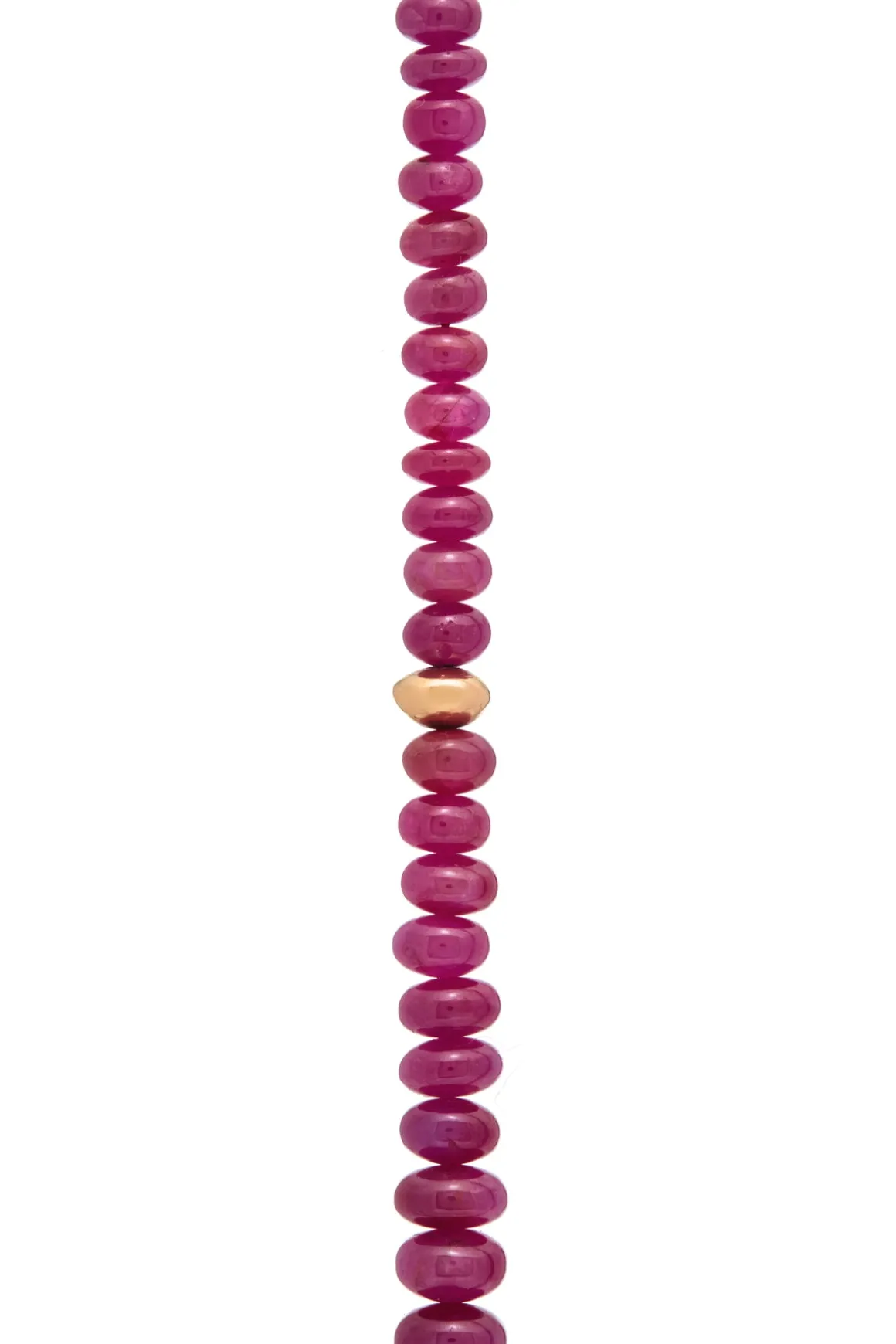 Antique Beaded Necklace in Ruby