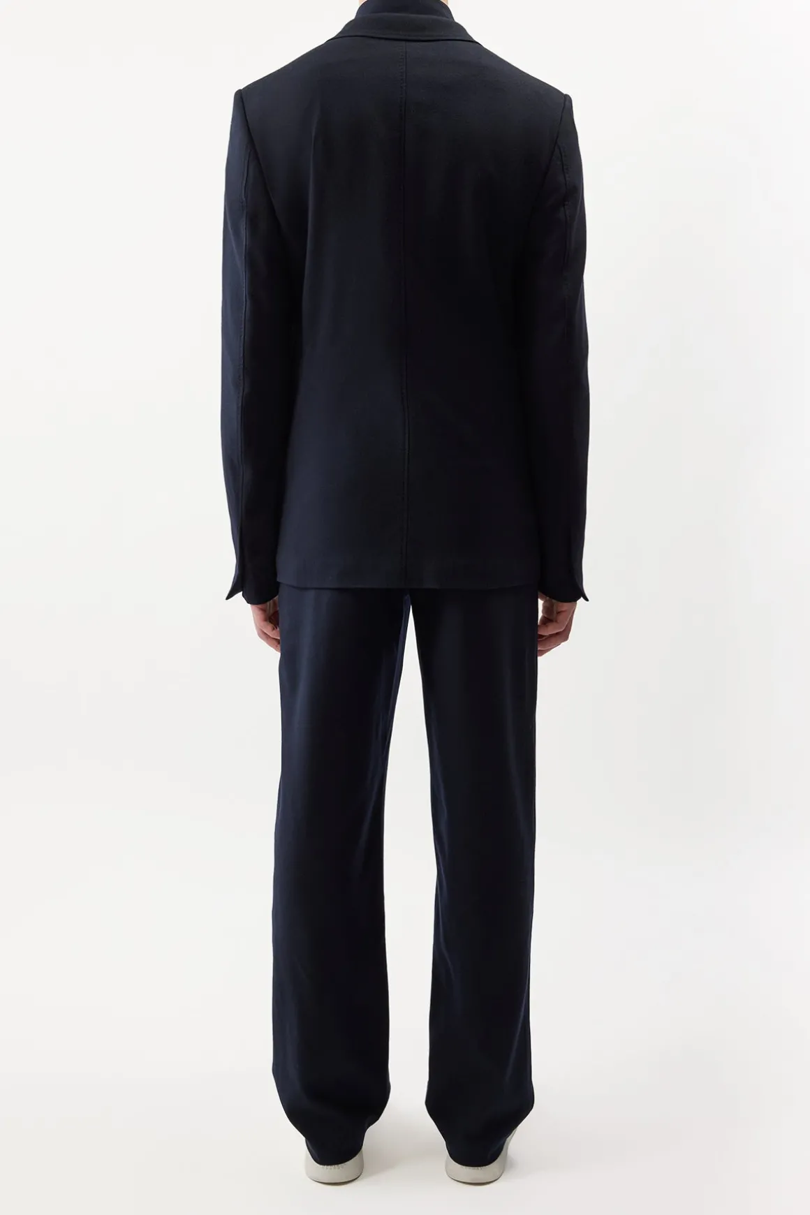 Antoine Blazer in Dark Navy Virgin Wool