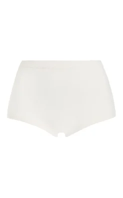 Aris Knit Short in Ivory Merino Wool