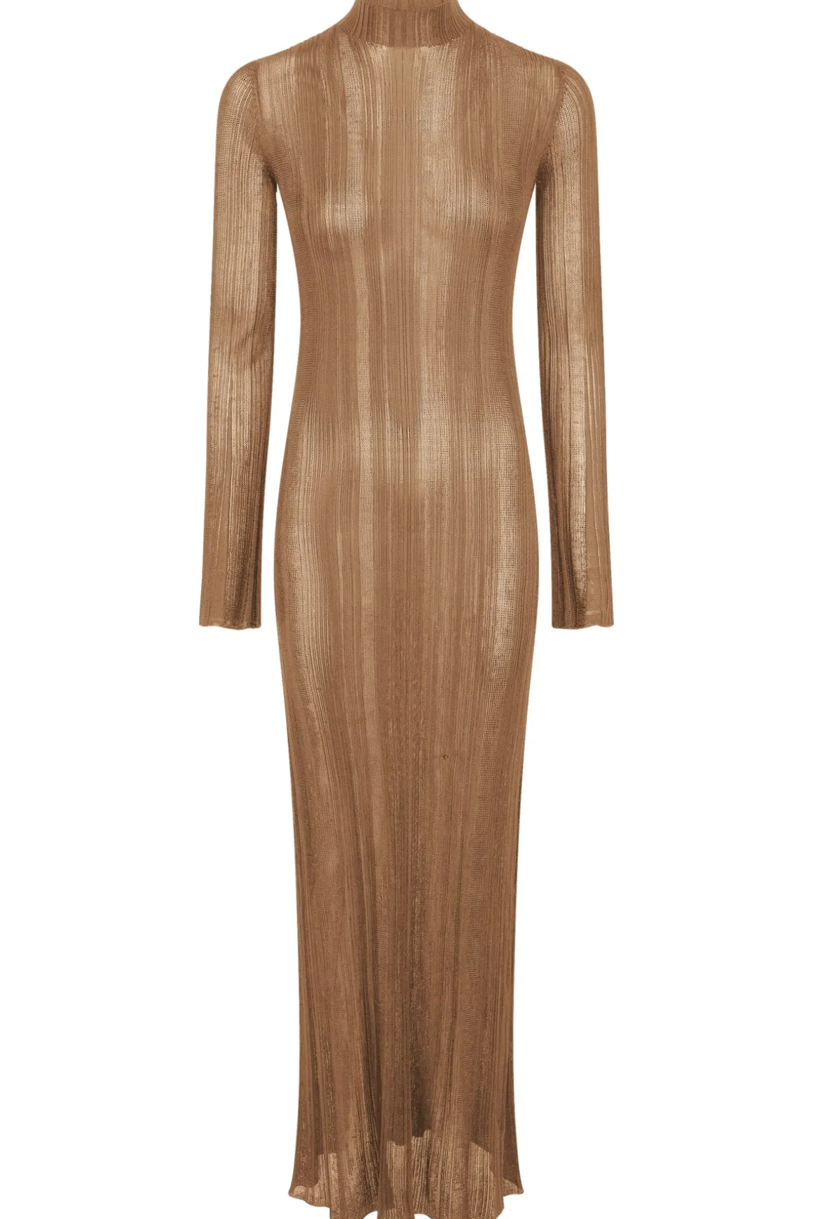 Atira Knit Maxi Dress in Camel Silk