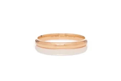 Bangle in 18K Rose Gold & Vitreous Red Enamel