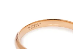 Bangle in 18K Rose Gold & Vitreous Brown Enamel
