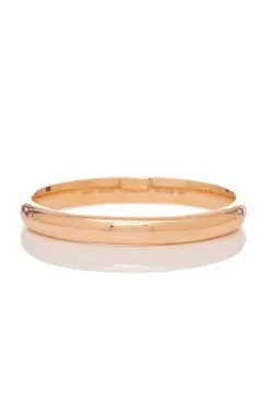 Bangle in 18K Rose Gold & Vitreous Yellow Enamel