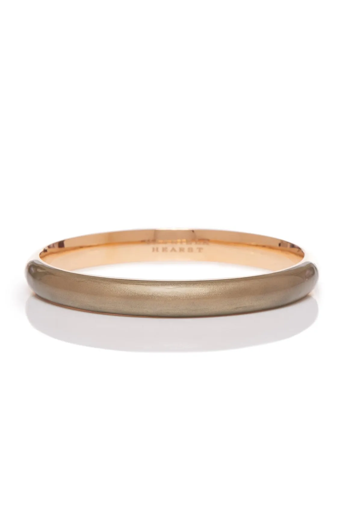 Bangle in 18K Rose Gold & Vitreous Yellow Enamel