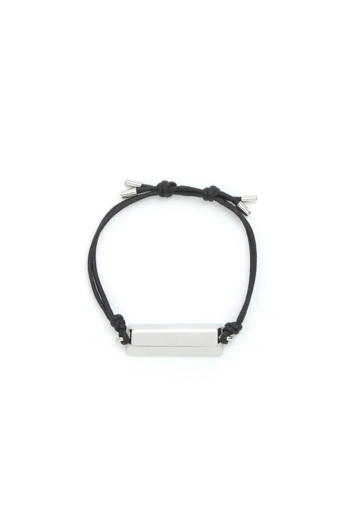 Bar Bracelet in Platinum with Pearls