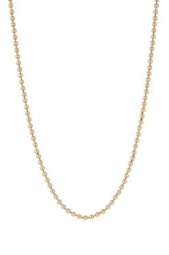 Beaded Necklace in 18K Yellow Gold