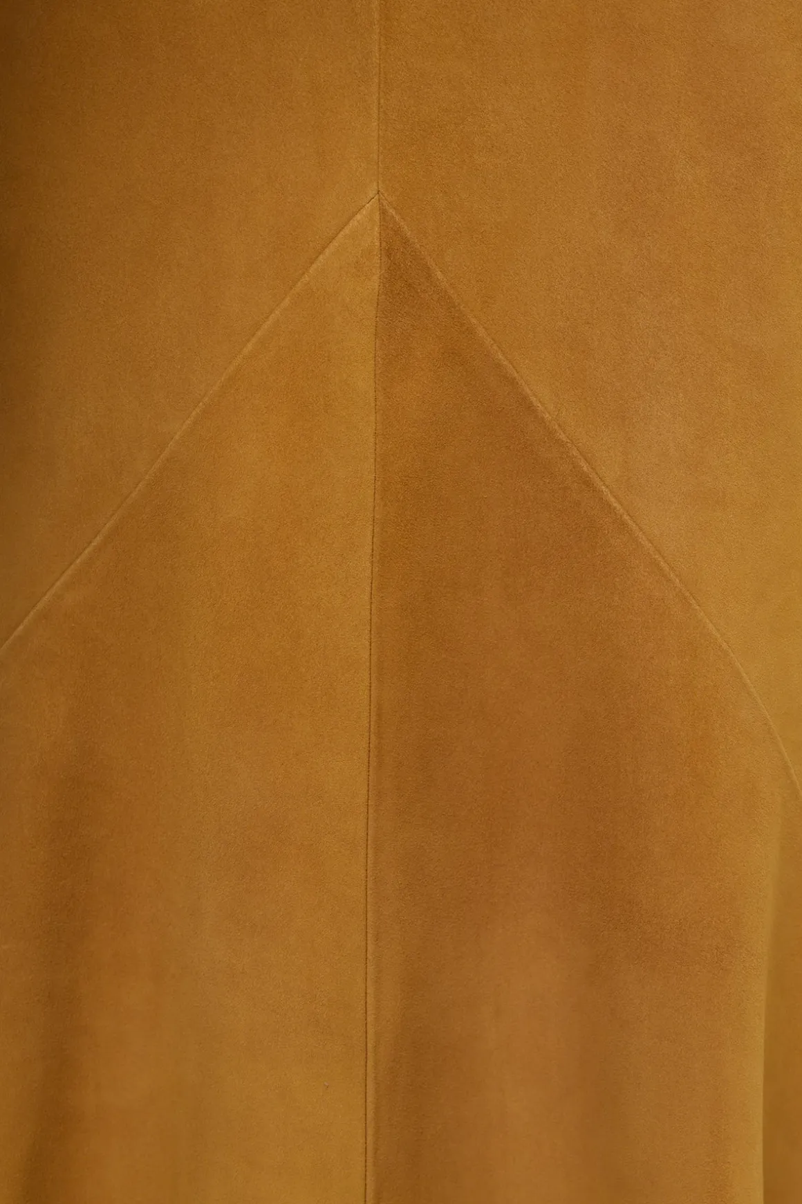 Brigita Slip Maxi Dress in Cashew Suede