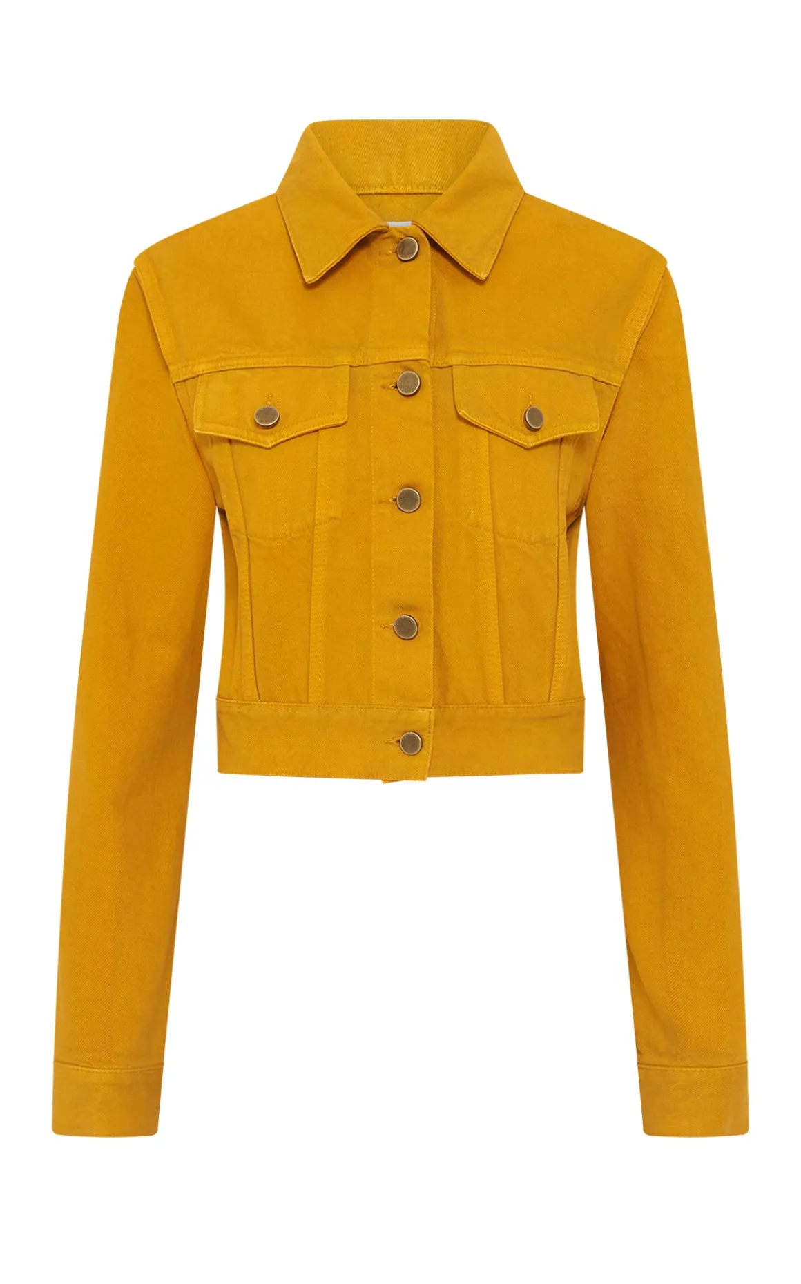 Bronte Jacket in Golden Birch Recycled Cotton Denim