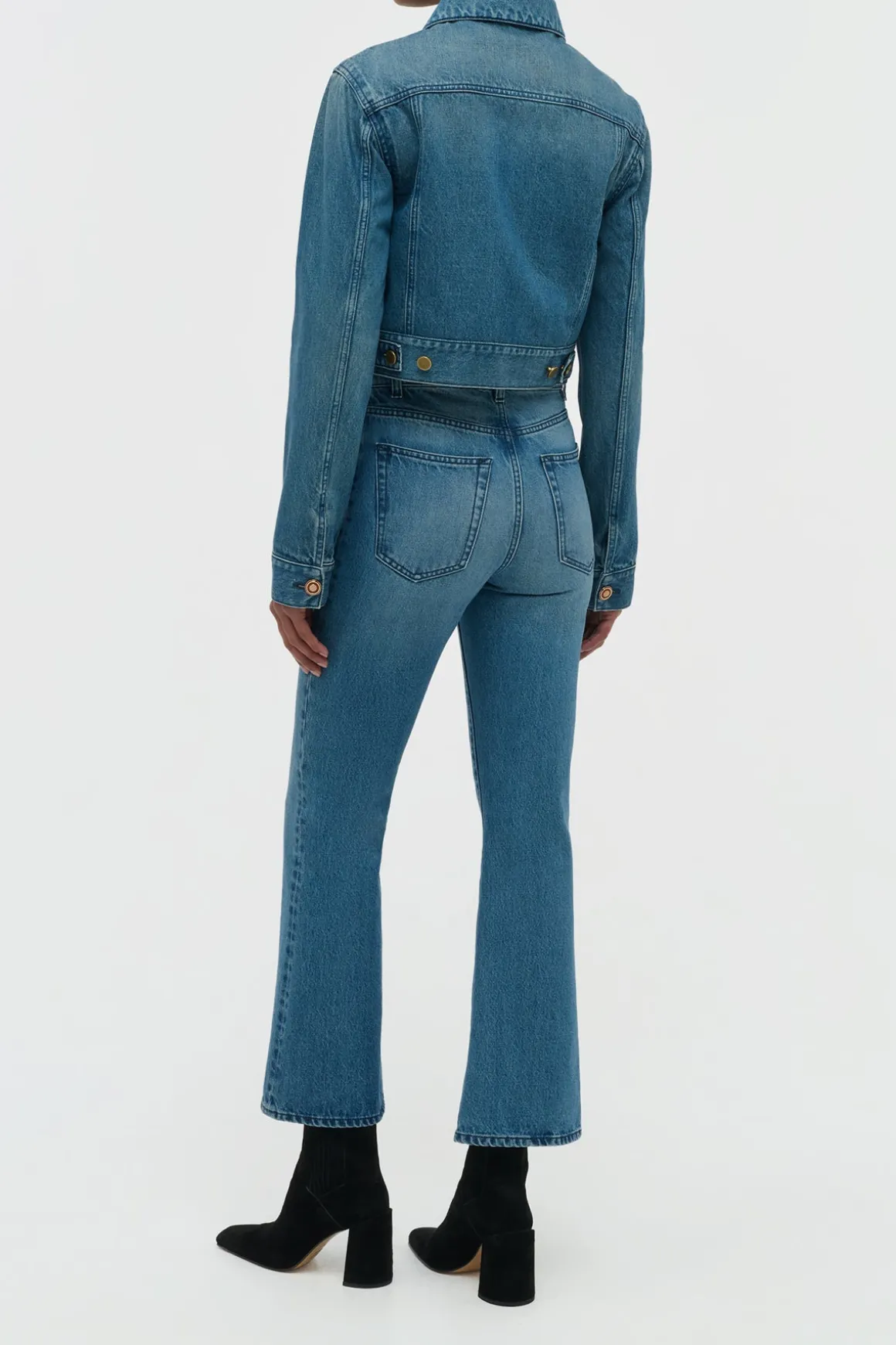 Bronte Jacket in Uruguayan Blue Recycled Cotton Denim
