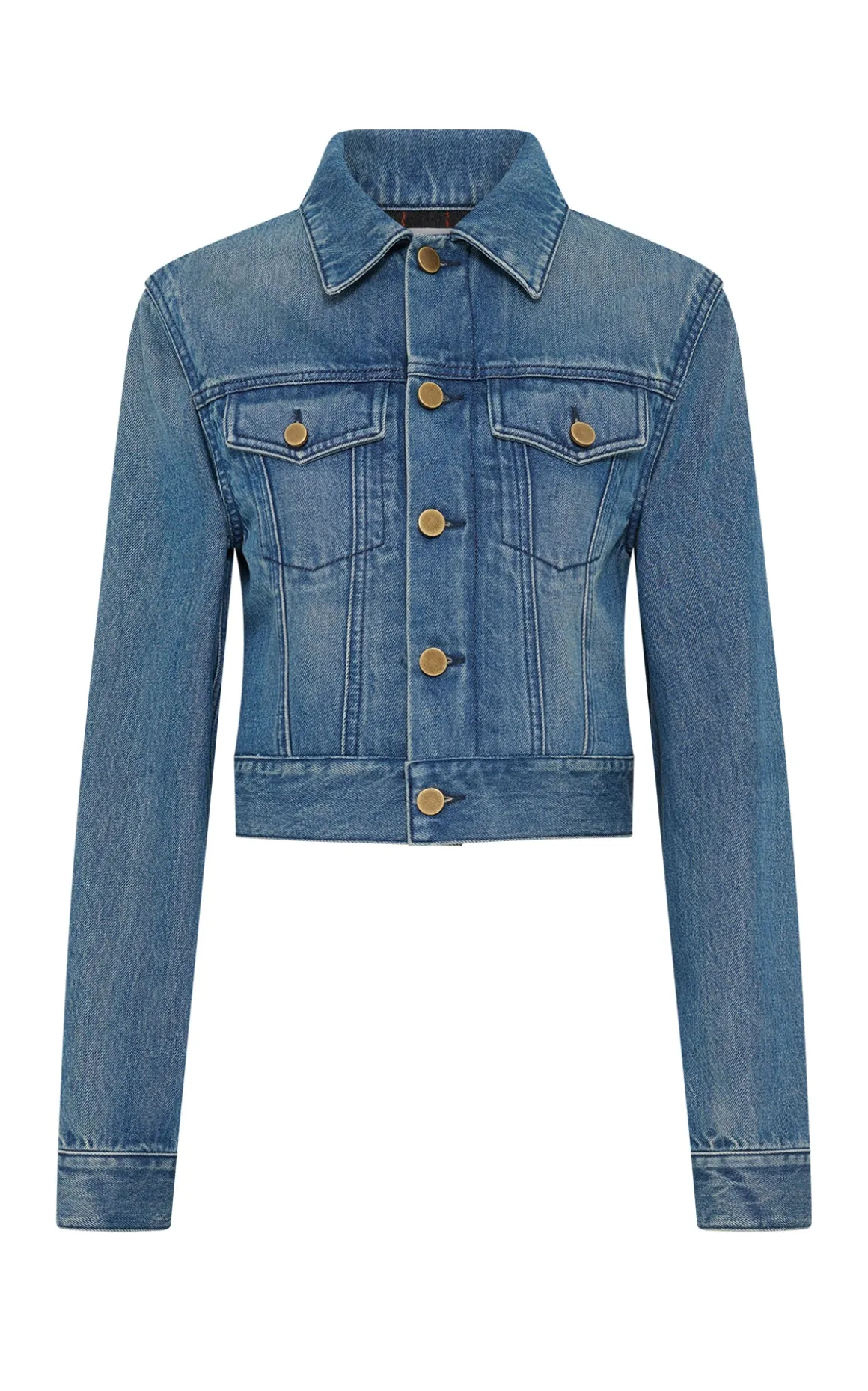 Bronte Jacket in Uruguayan Blue Recycled Cotton Denim