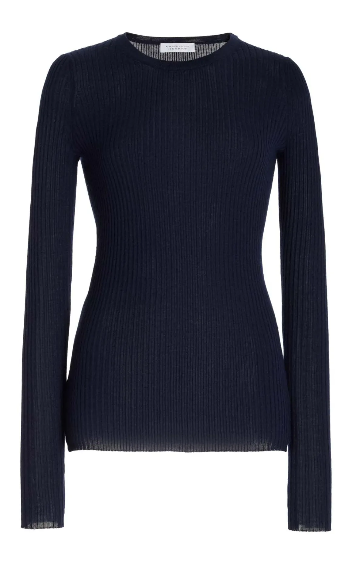 Browning Knit Sweater in Dark Navy Cashmere Silk
