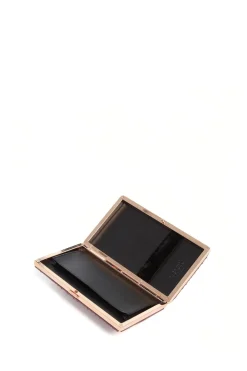 Callas Clutch in Bordeaux Snakeskin & Nappa Leather