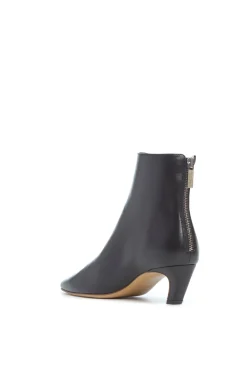 Clayton Ankle Boot in Black Nappa Leather
