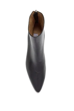 Clayton Ankle Boot in Black Nappa Leather