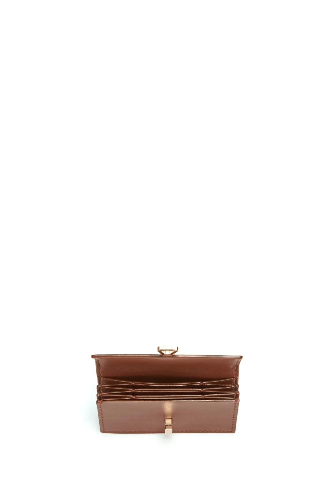 Concertina Card Wallet in Cognac Leather