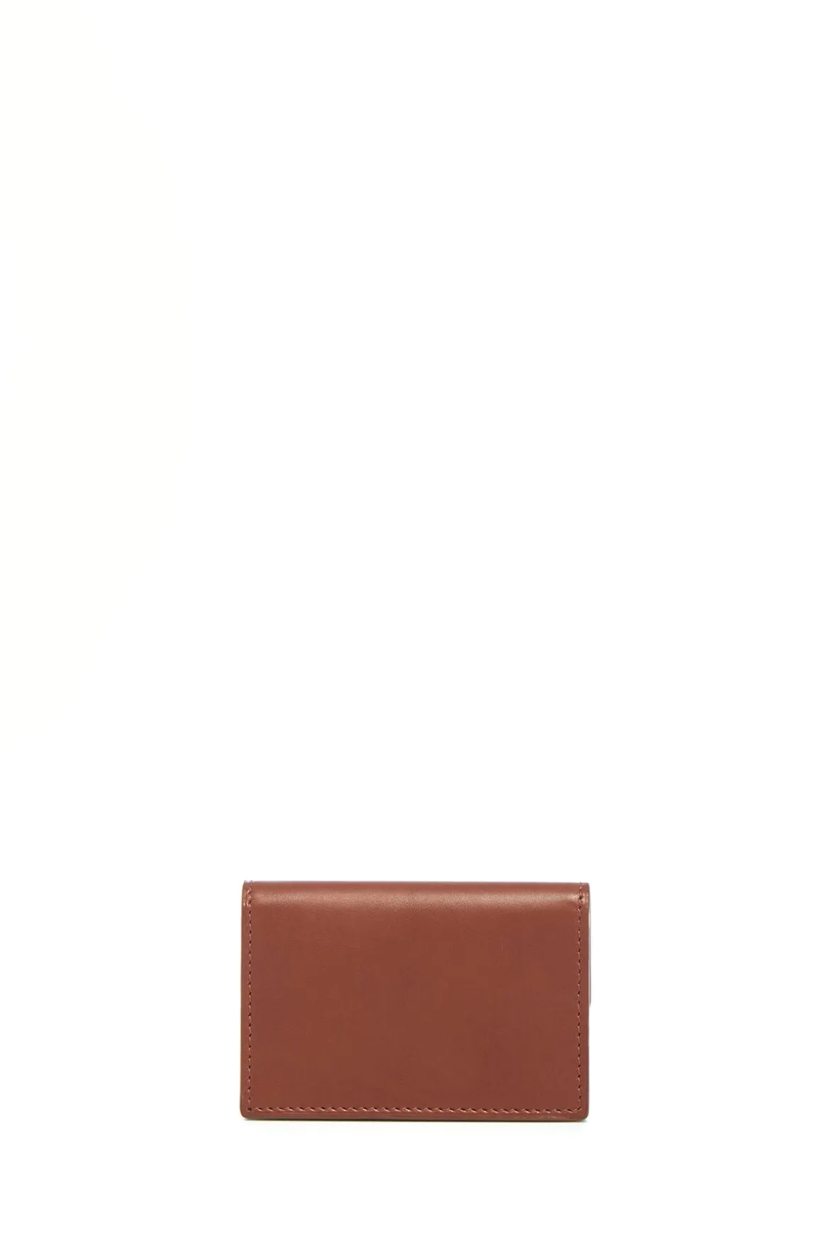 Concertina Card Wallet in Cognac Leather