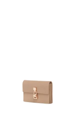 Concertina Card Wallet in Nude Leather