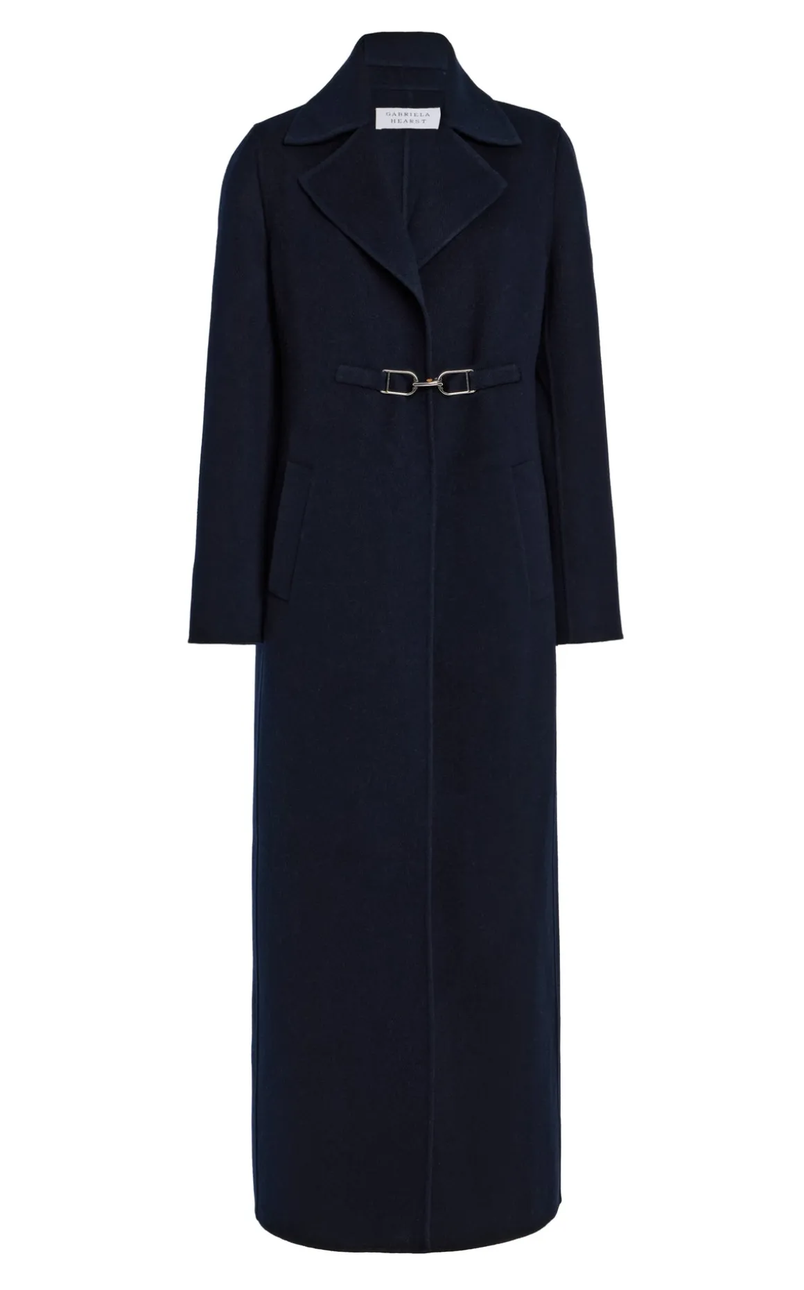 Dee Coat in Dark Navy Double-face Cashmere