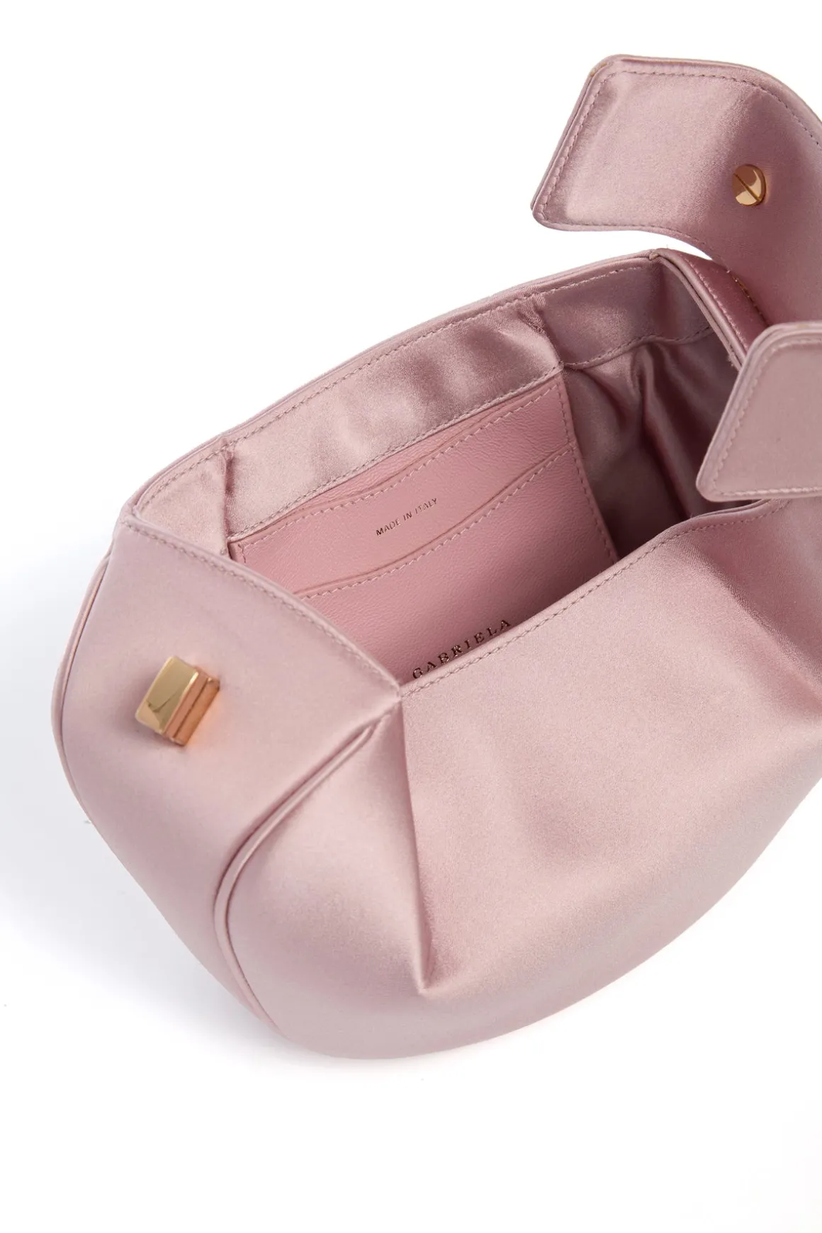 Demi Bag in Amethyst Satin