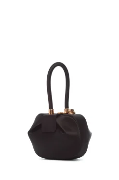 Demi Bag in Black Satin