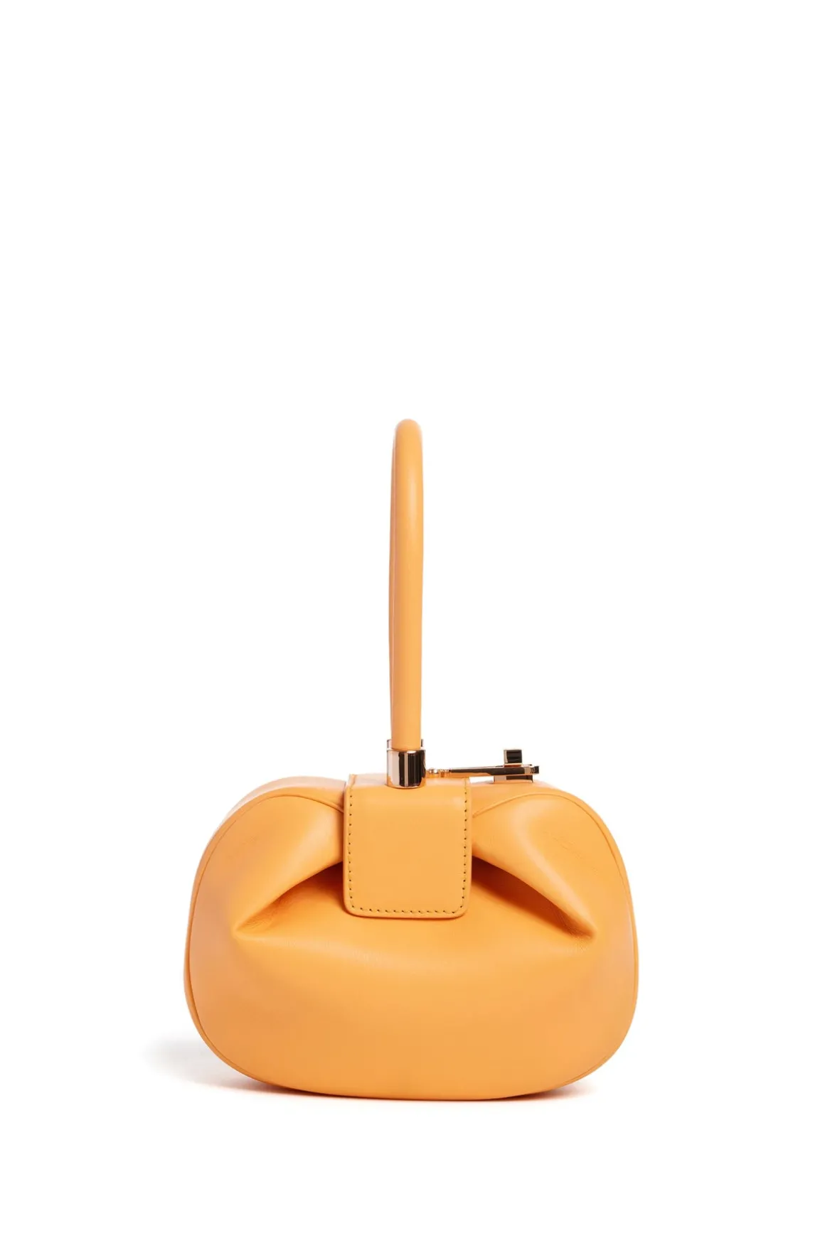 Demi Bag in Fluorescent Orange Nappa Leather