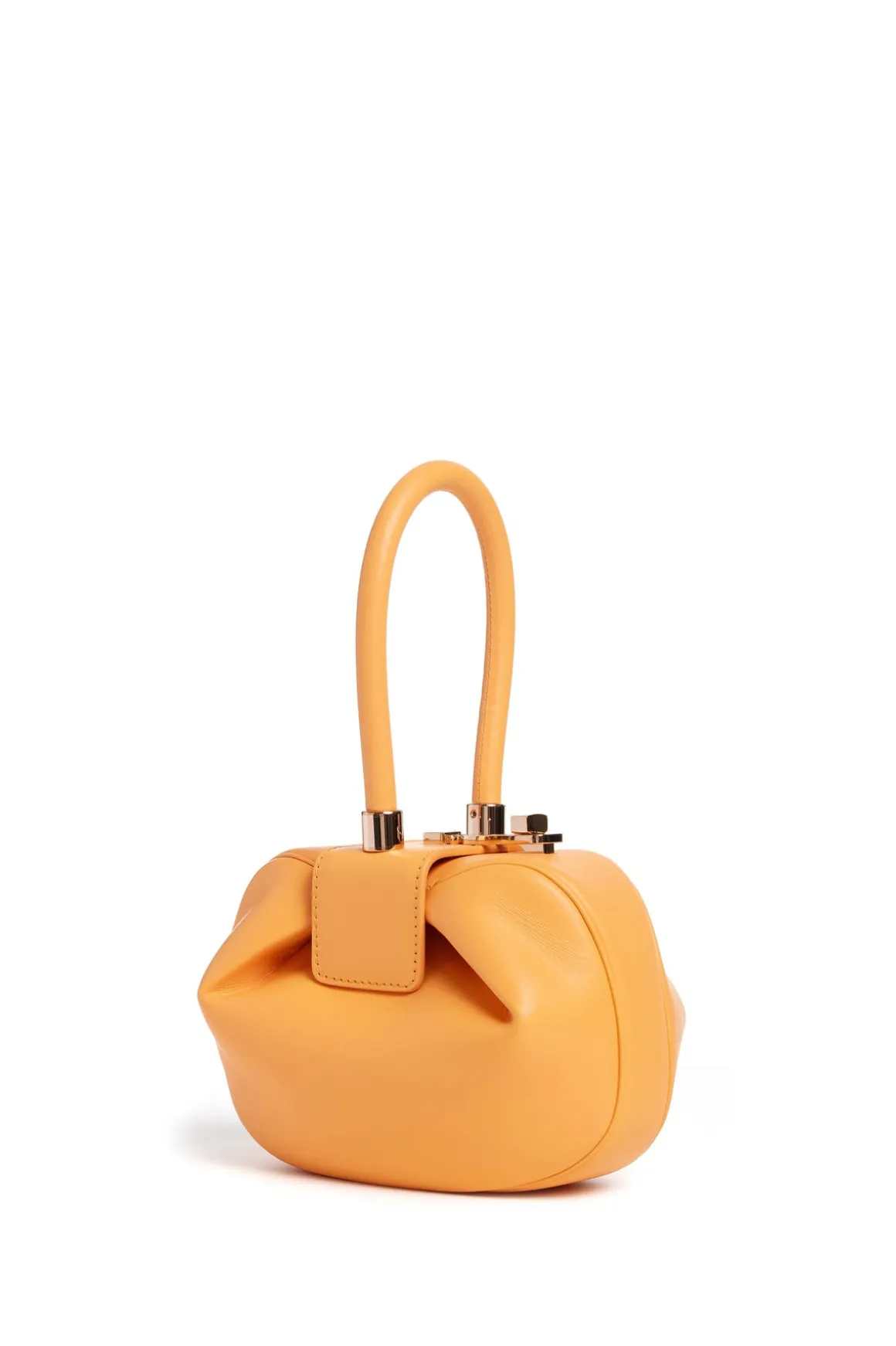 Demi Bag in Fluorescent Orange Nappa Leather