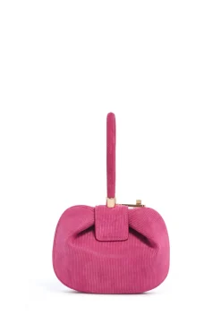 Demi Bag in Fuchsia Suede Corduroy