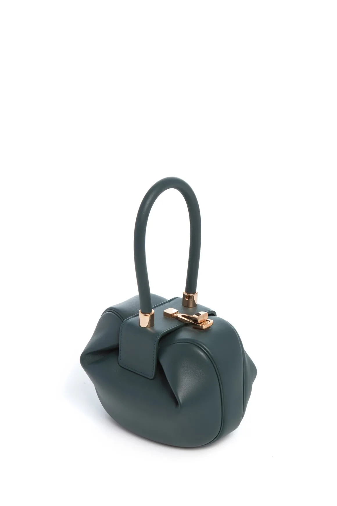 Demi Bag in Green Nappa Leather