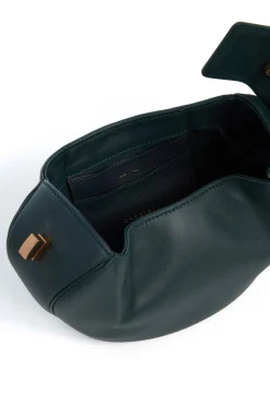 Demi Bag in Green Nappa Leather