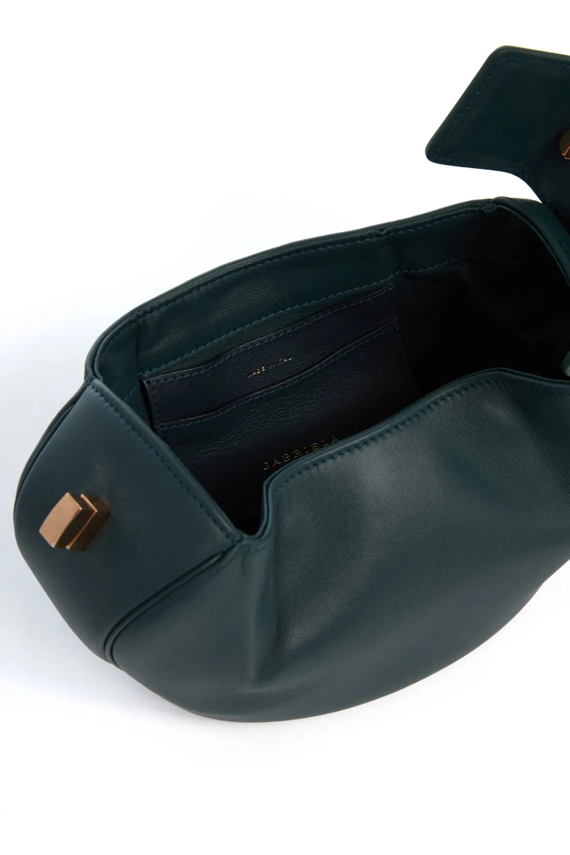 Demi Bag in Green Nappa Leather