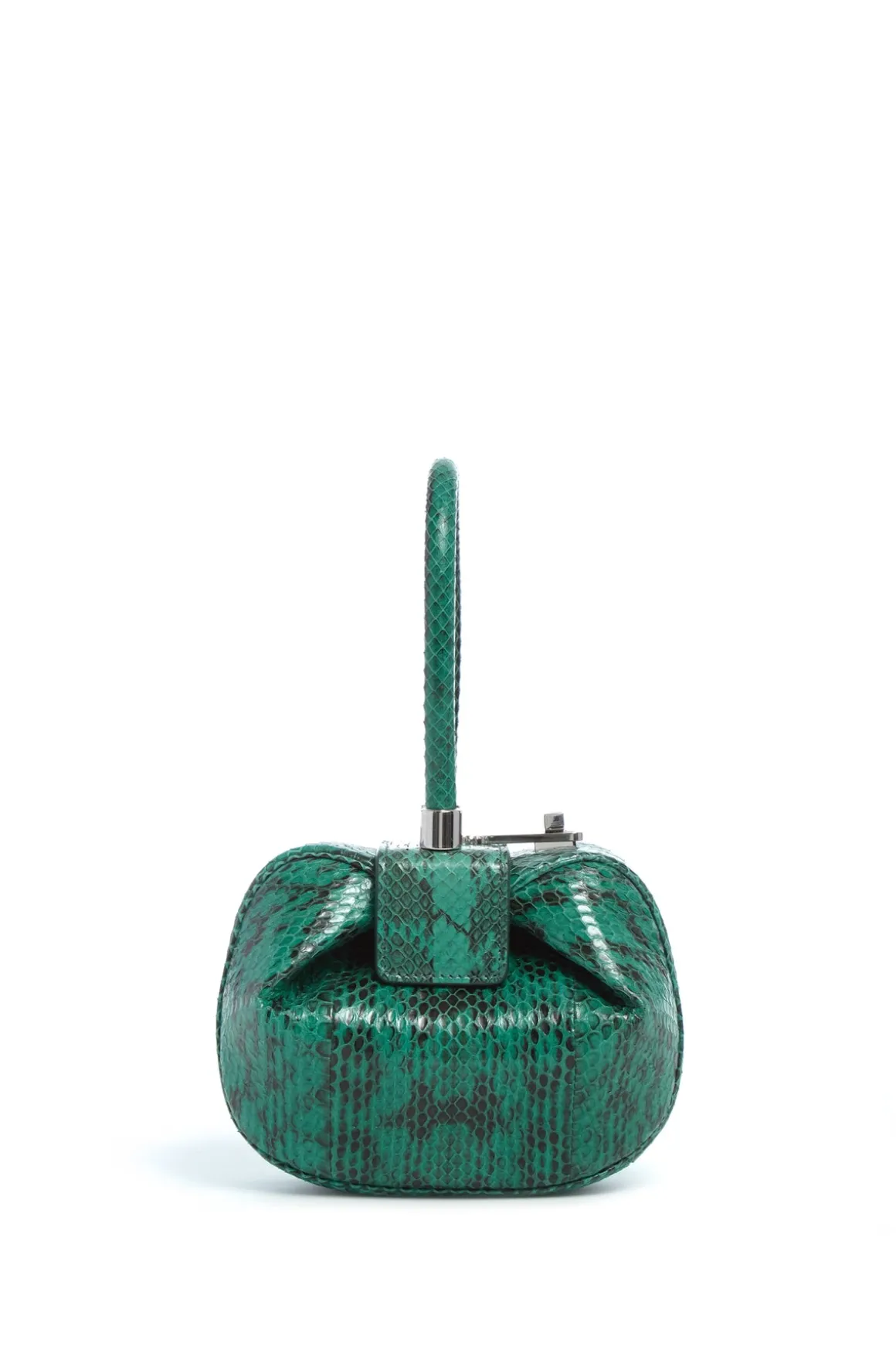 Demi Bag in Green Snakeskin