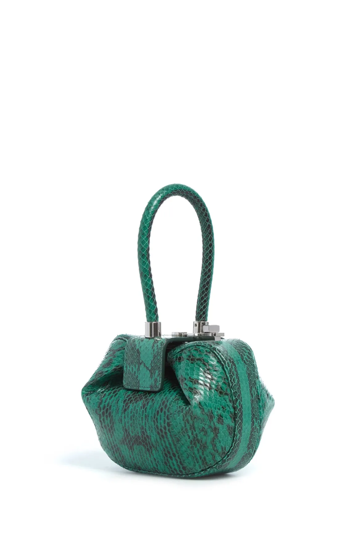 Demi Bag in Green Snakeskin