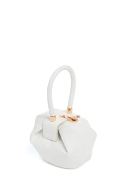 Demi Bag in Ivory Crocodile Leather