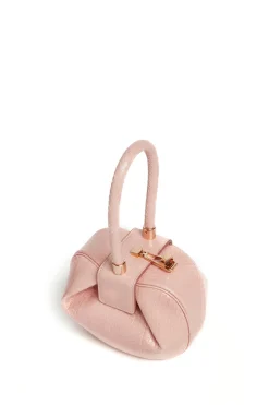 Demi Bag in Pink Snakeskin